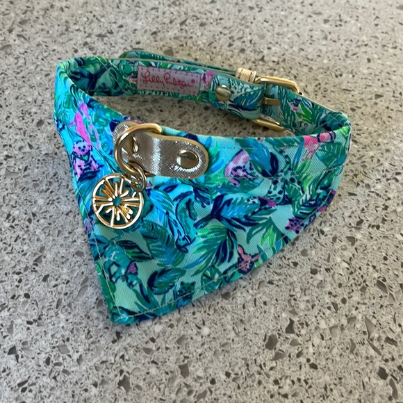 Lilly Pulitzer Other - Lilly Pulitzer Dog Bandana Collar